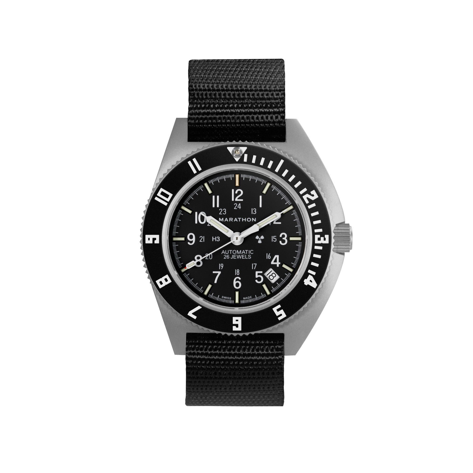 41mm Steel Navigator w/ Date (SSNAV-D) on Ballistic Nylon image