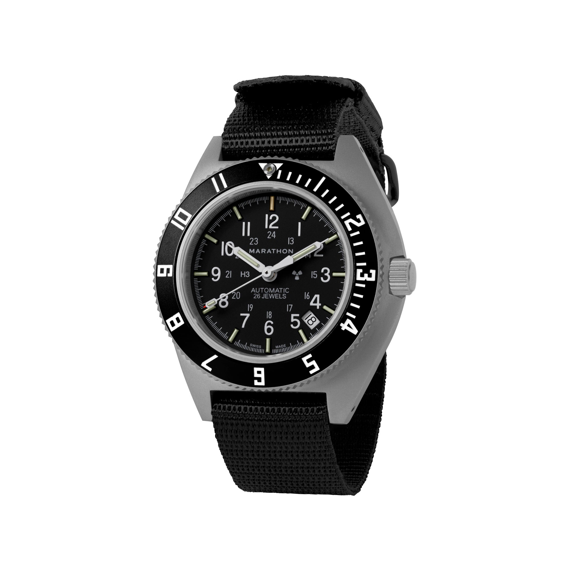 41mm Steel Navigator w/ Date (SSNAV-D) on Ballistic Nylon image