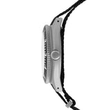 Steel Navigator de 41 mm (SSNAV) sur kit de bracelet en caoutchouc noir 3 pièces image