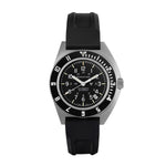 Navigateur en acier de 41 mm avec date automatique (SSNAV-D AUTO) sur kit de 3 bracelets en caoutchouc noir image