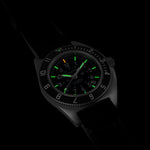 Navigateur en acier de 41 mm avec date automatique (SSNAV-D AUTO) sur kit de 3 bracelets en caoutchouc noir image