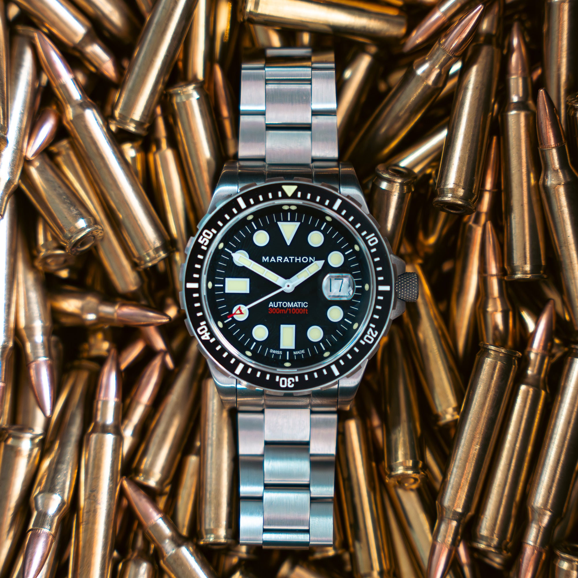 46mm Original SAR w/ Date with Stainless Steel Bracelet (OSAR-D)