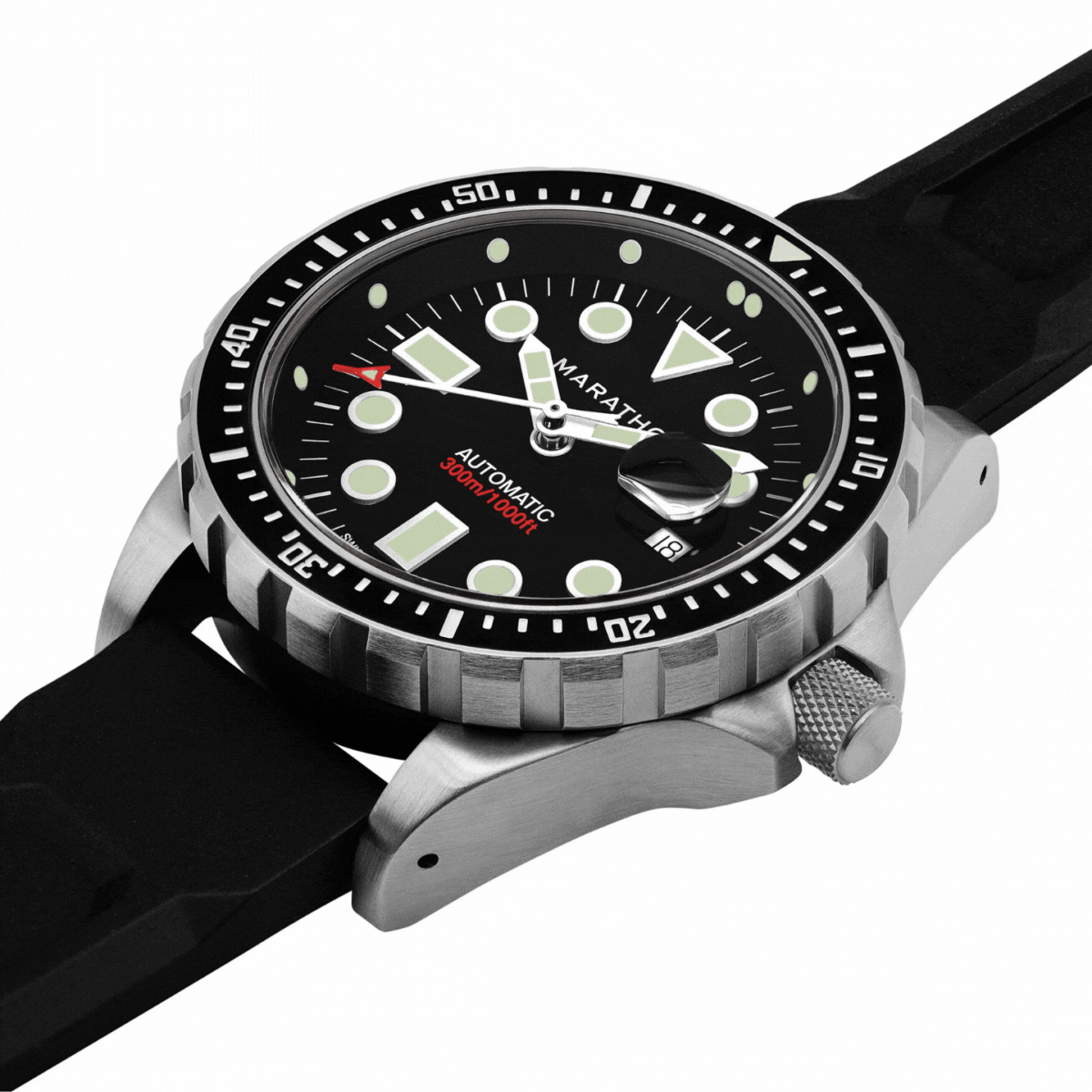 46mm Original SAR w/ Date on 3-Piece Rubber Strap Kit (OSAR-D)