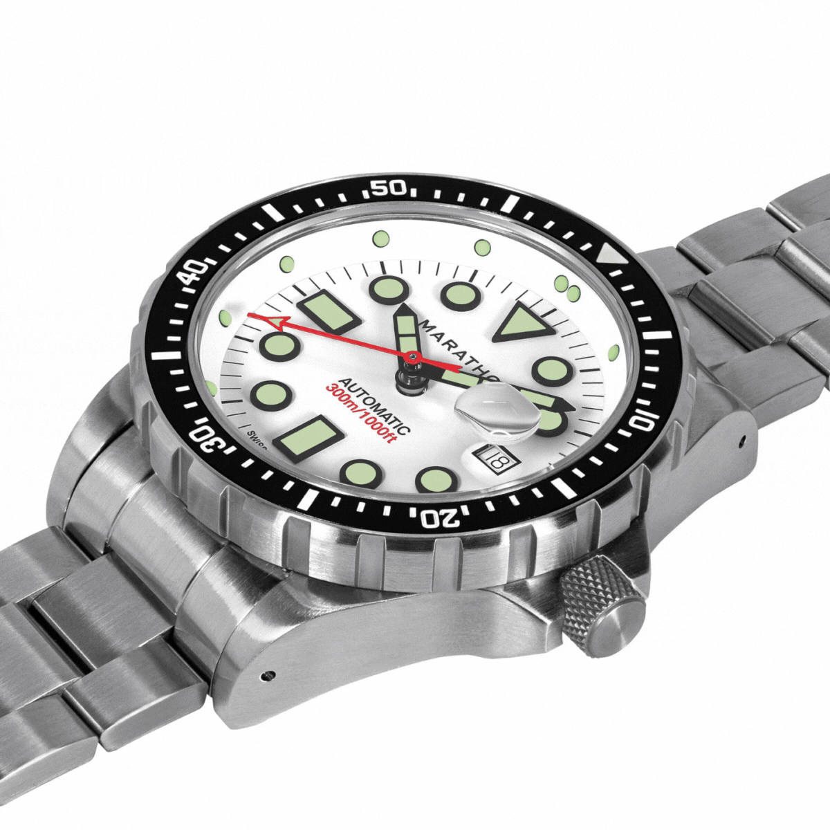 46mm Arctic Original SAR w/ Date with Stainless Steel Bracelet (OSAR-D)