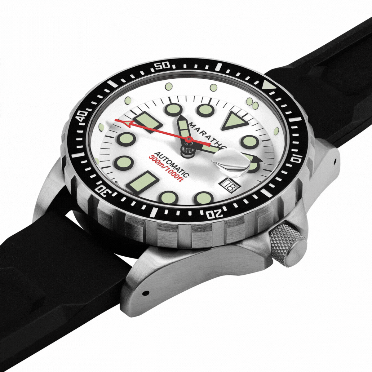 46mm Arctic Original SAR w/ Date on 3-Piece Rubber Strap Kit (OSAR-D)