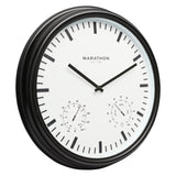 Jumbo 20 Inch Indoor/Outdoor Clock with Temperature and Humidity image