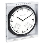 Jumbo 20 Inch Indoor/Outdoor Clock with Temperature and Humidity