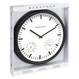 Jumbo 20 Inch Indoor/Outdoor Clock with Temperature and Humidity image