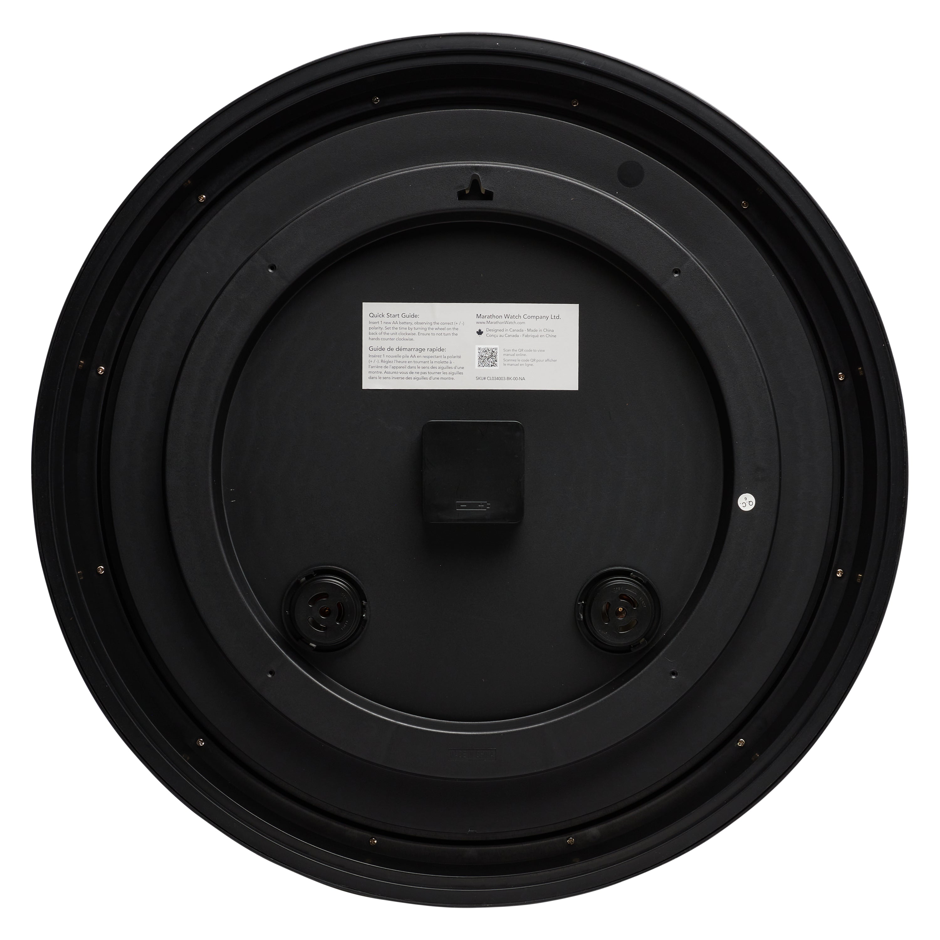 Jumbo 20 Inch Indoor/Outdoor Clock with Temperature and Humidity