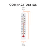 16 Inch Vertical Outdoor Thermometer image