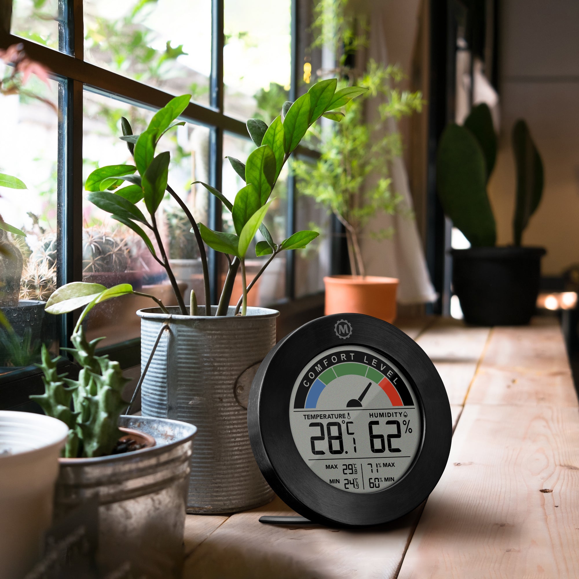 Digital Hygrometer with Temperature and Humidity image