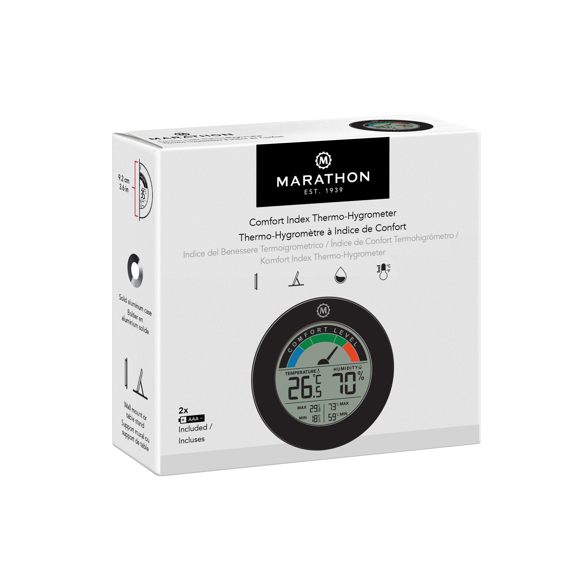 Digital Hygrometer with Temperature and Humidity image