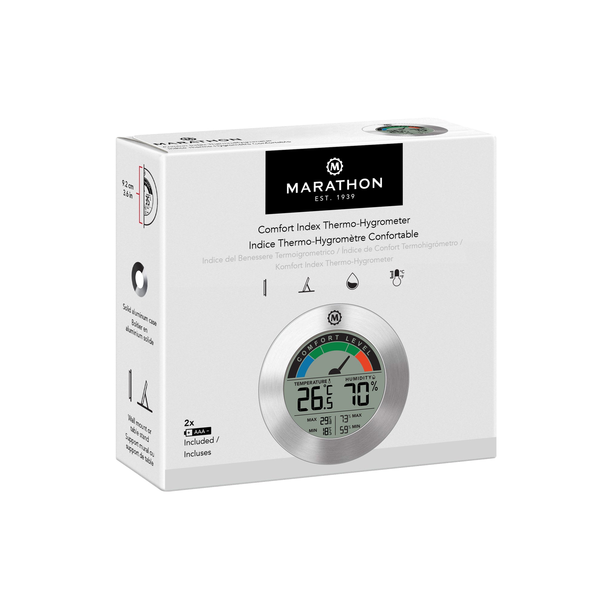 Digital Hygrometer with Temperature and Humidity image
