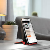 Compact Travel Alarm Clock with Built-In Phone Stand image