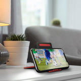 Compact Travel Alarm Clock with Built-In Phone Stand image