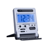 Compact Travel Alarm Clock with Built-In Phone Stand image
