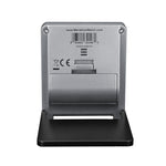 Compact Travel Alarm Clock with Built-In Phone Stand