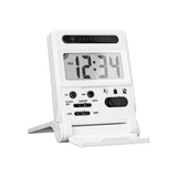 Compact Travel Alarm Clock with Built-In Phone Stand image
