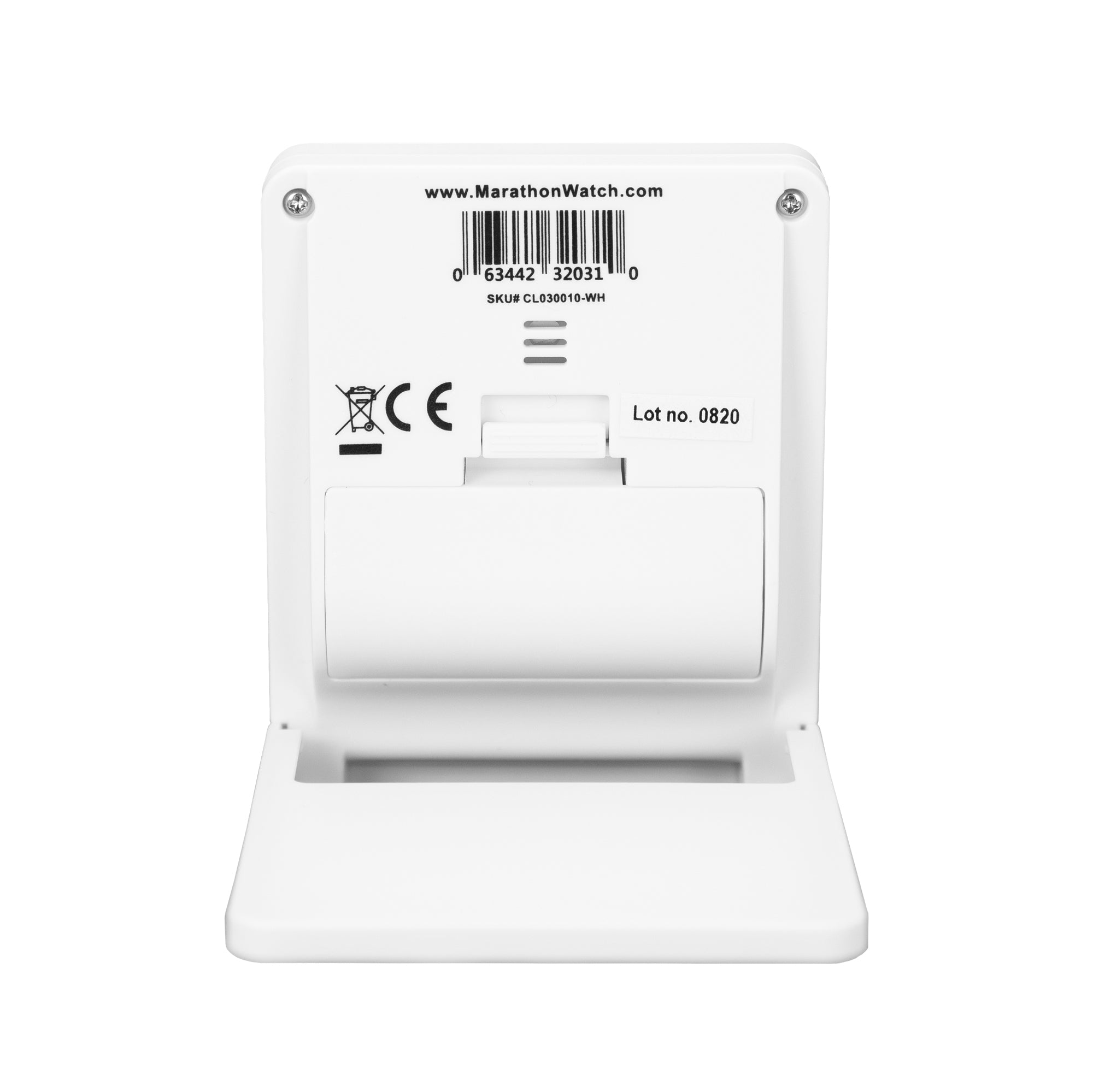 Compact Travel Alarm Clock with Built-In Phone Stand