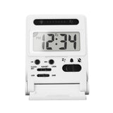 Compact Travel Alarm Clock with Built-In Phone Stand image