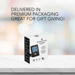 Despertador de viaje con calendario y temperatura