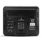 Slim Self-Setting Full Calendar Wall Clock with Indoor/Outdoor Temperature