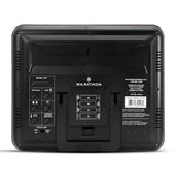 Slim Self-Setting Full Calendar Wall Clock with Indoor/Outdoor Temperature image