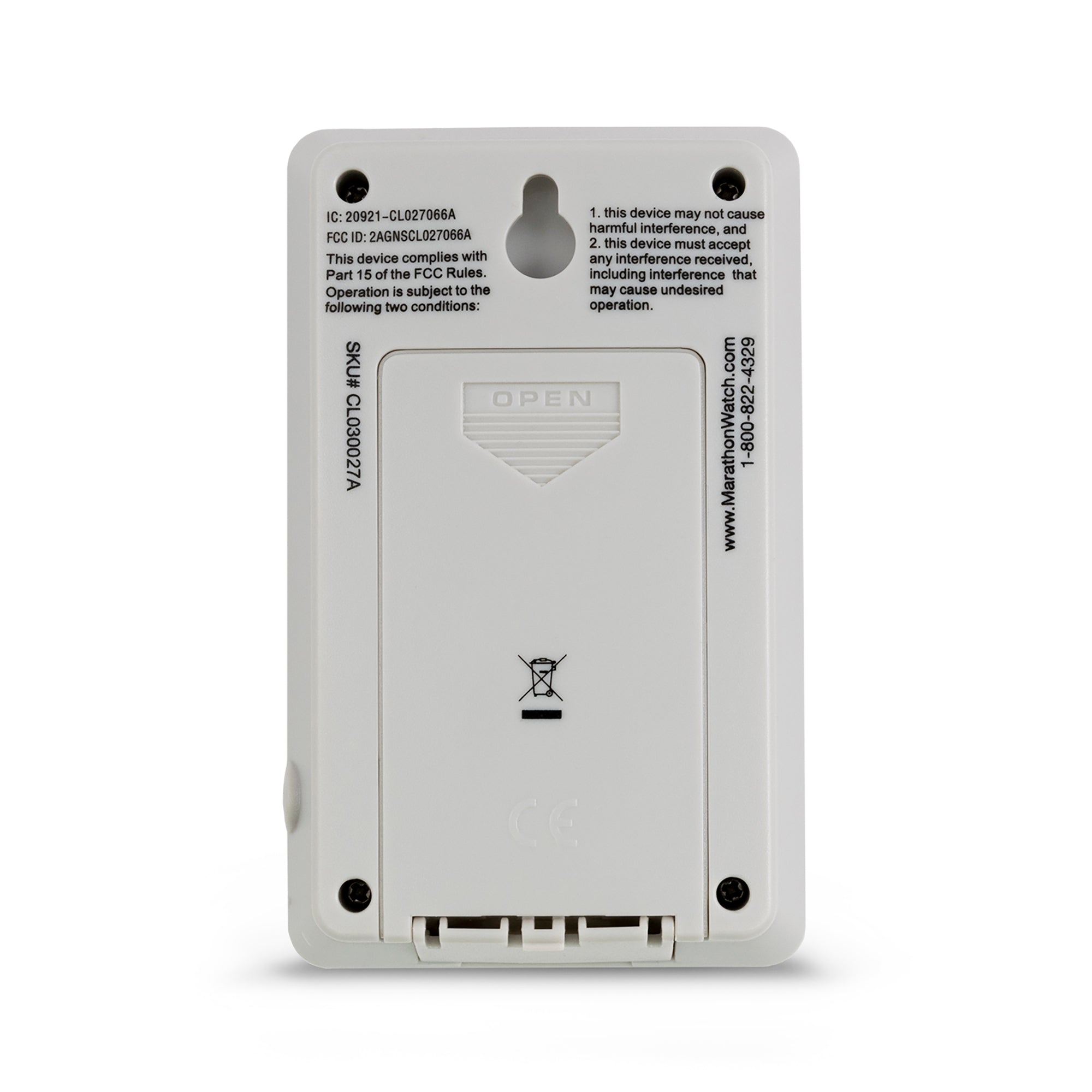 Replacement Remote Outdoor Sensor for Atomic Clocks with Full Date Dis