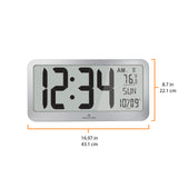 Jumbo Panoramic 8 Time Zone Self-Setting Wall Clock image