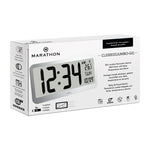 Jumbo Panoramic 8 Time Zone Self-Setting Wall Clock