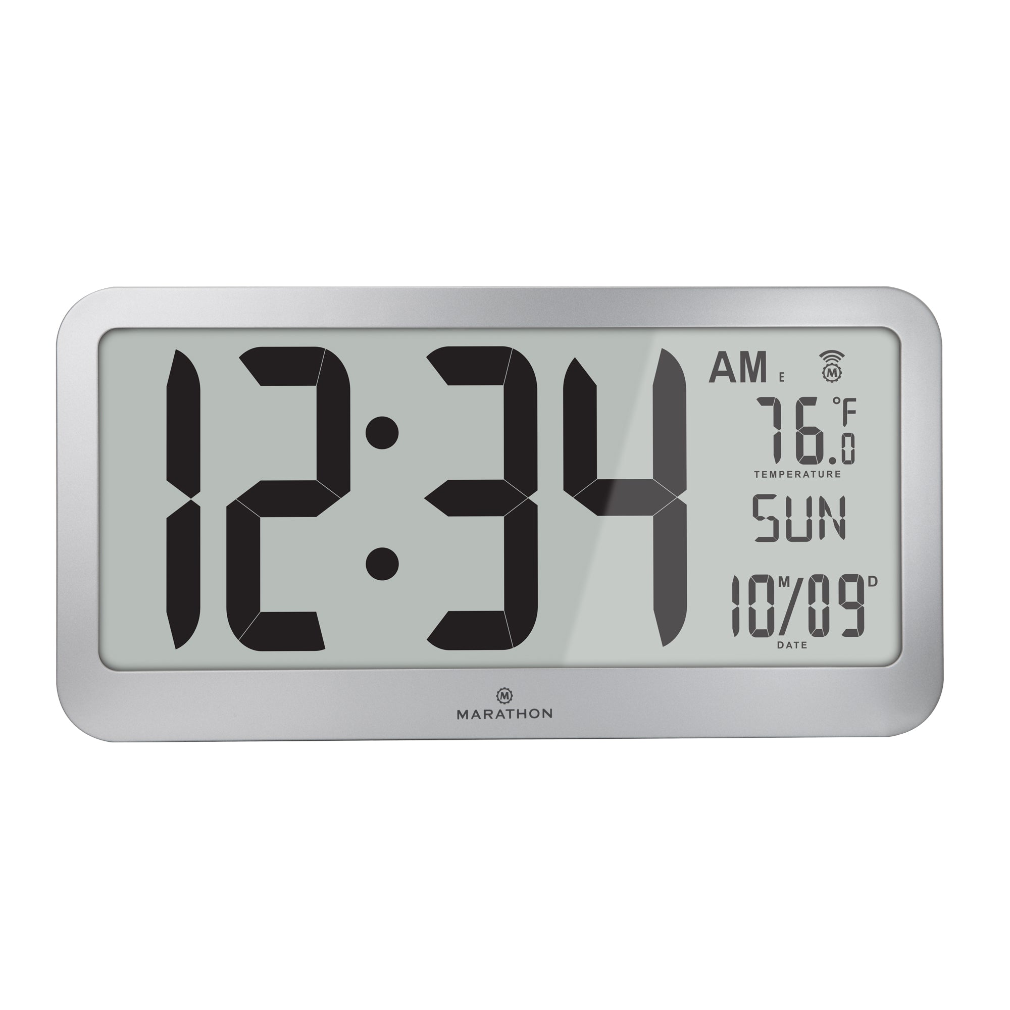 Jumbo Panoramic 8 Time Zone Self-Setting Wall Clock image