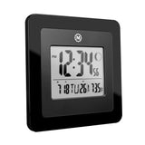 Marathon BASICS Digital Wall Clock with Moon Phase - Black image