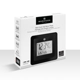 Marathon BASICS Digital Wall Clock with Moon Phase - Black image