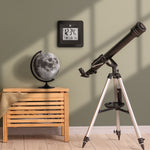 Marathon BASICS Digital Wall Clock with Moon Phase - Black