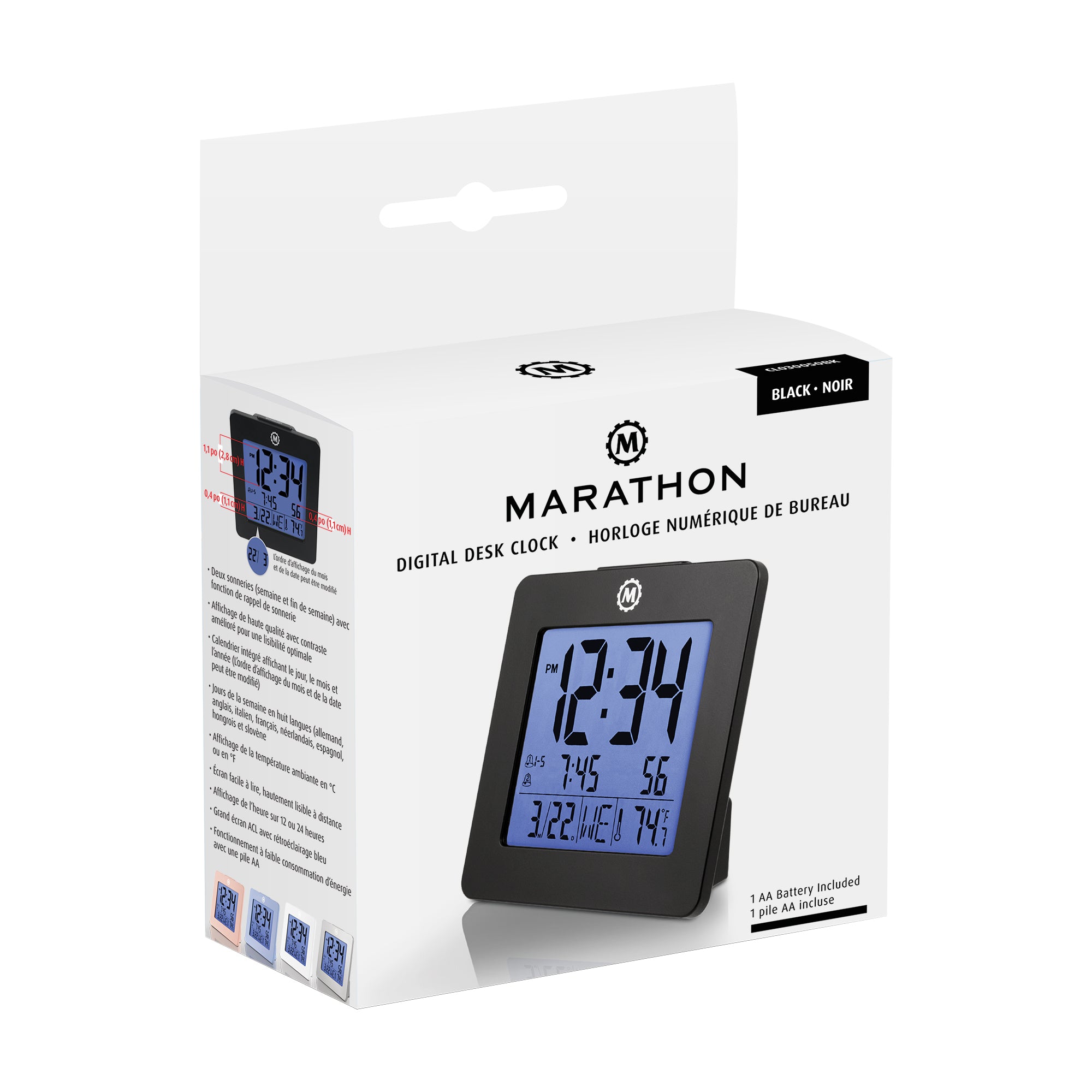 Digital Desktop Clock - marathonwatch