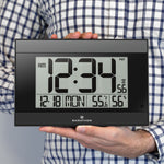 Digital Wall Clock With Auto-Night Light - marathonwatch