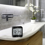 Self-Setting Desk Clock with Backlight, Heat & Comfort Index image