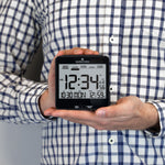Self-Setting Desk Clock with Backlight, Heat & Comfort Index
