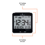 Self-Setting Desk Clock with Backlight, Heat & Comfort Index