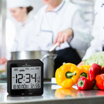 Atomic Desk Clock With Backlight, Heat & Comfort Index - marathonwatch