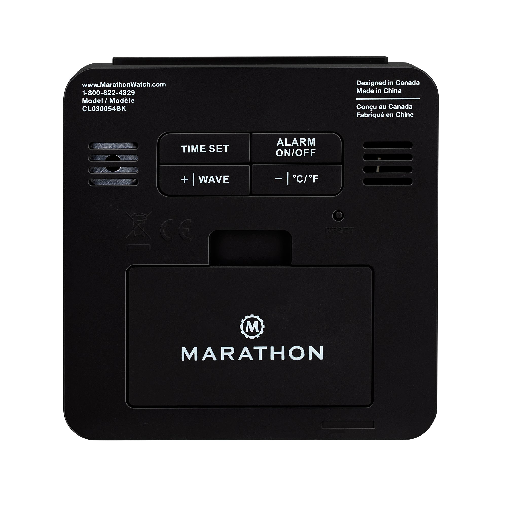 Self-Setting Desk Clock with Backlight, Heat & Comfort Index