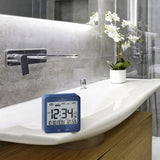 Self-Setting Desk Clock with Backlight, Heat & Comfort Index image