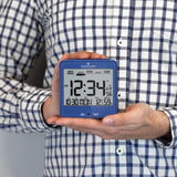 Self-Setting Desk Clock with Backlight, Heat & Comfort Index image