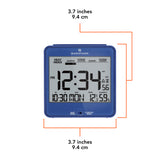 Self-Setting Desk Clock with Backlight, Heat & Comfort Index image