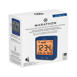 Self-Setting Desk Clock with Backlight, Heat & Comfort Index image