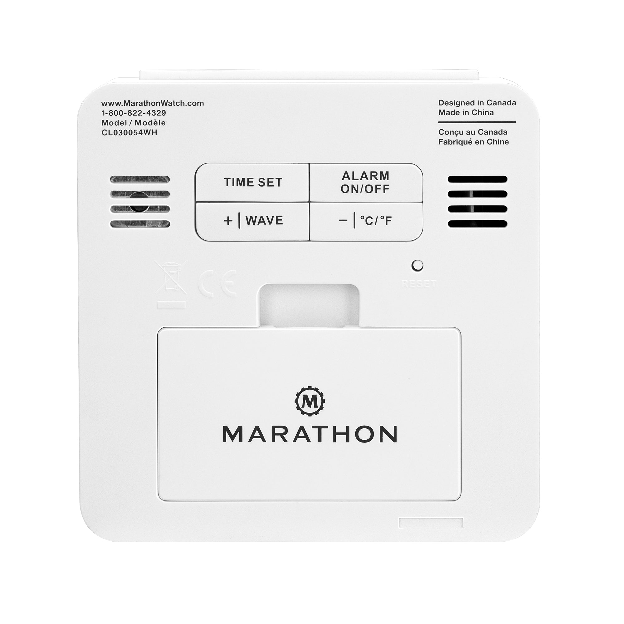 Self-Setting Desk Clock with Backlight, Heat & Comfort Index