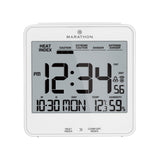 Self-Setting Desk Clock with Backlight, Heat & Comfort Index image