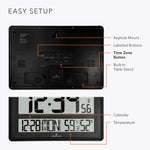 Jumbo Atomic Wall Clock with Table Stand