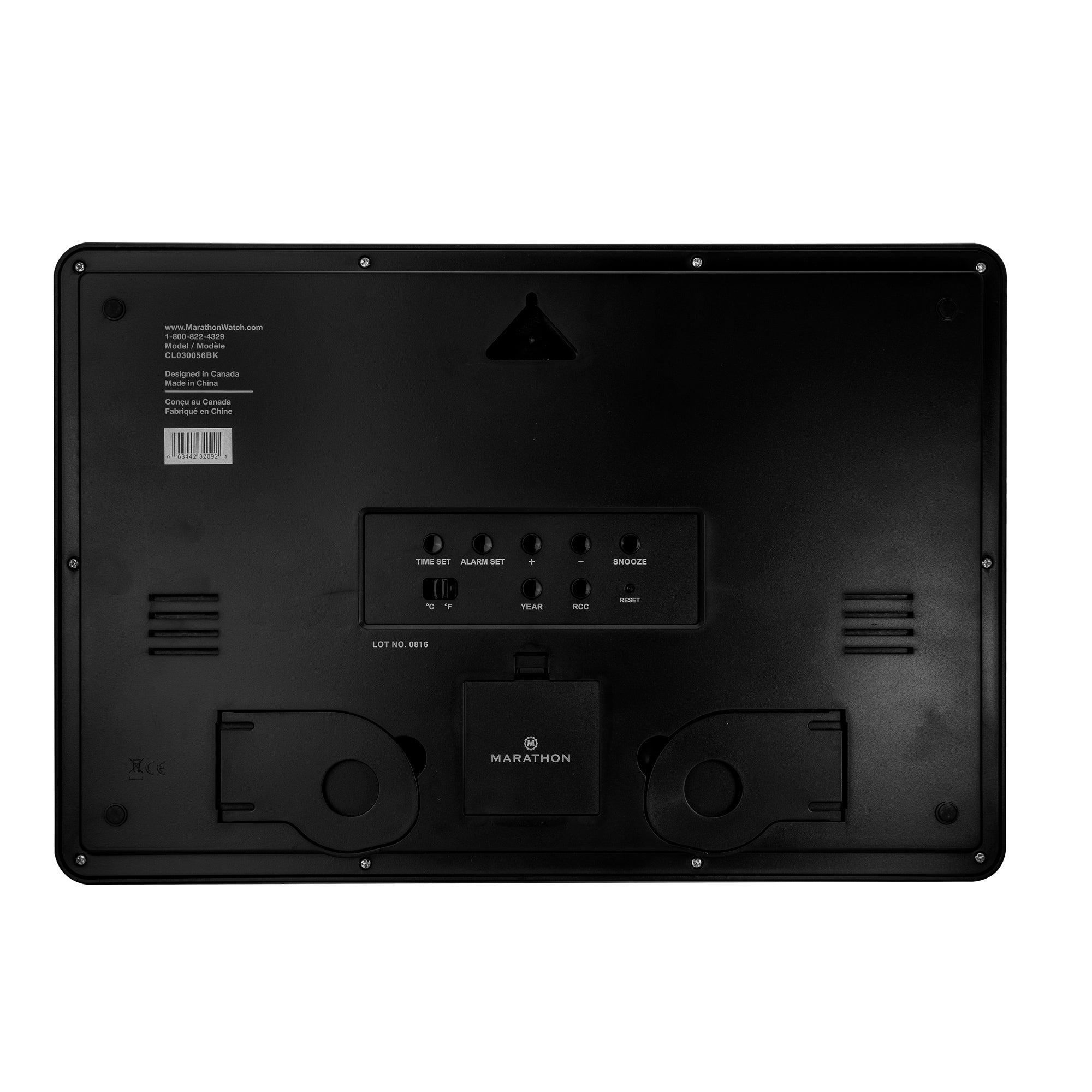 Jumbo Atomic Wall Clock with Table Stand