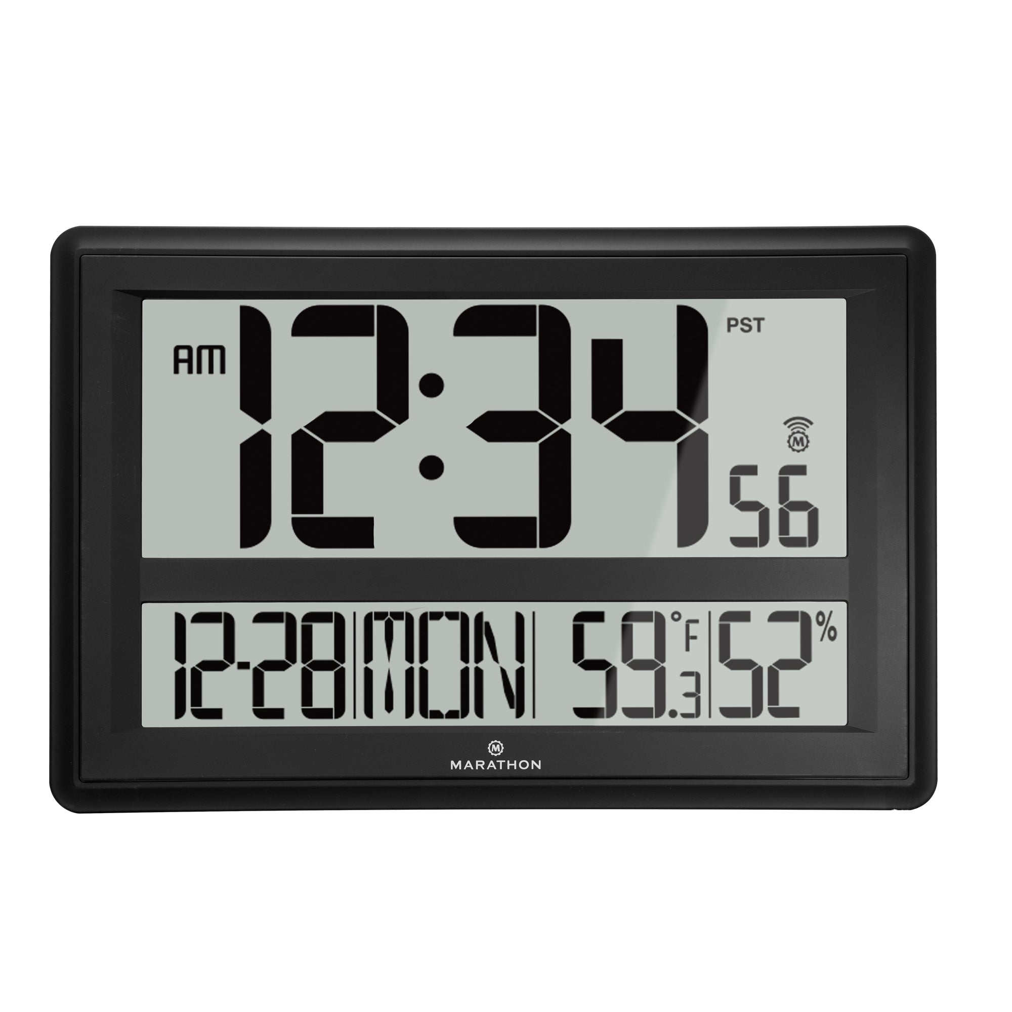 Jumbo Atomic Wall Clock with Table Stand image